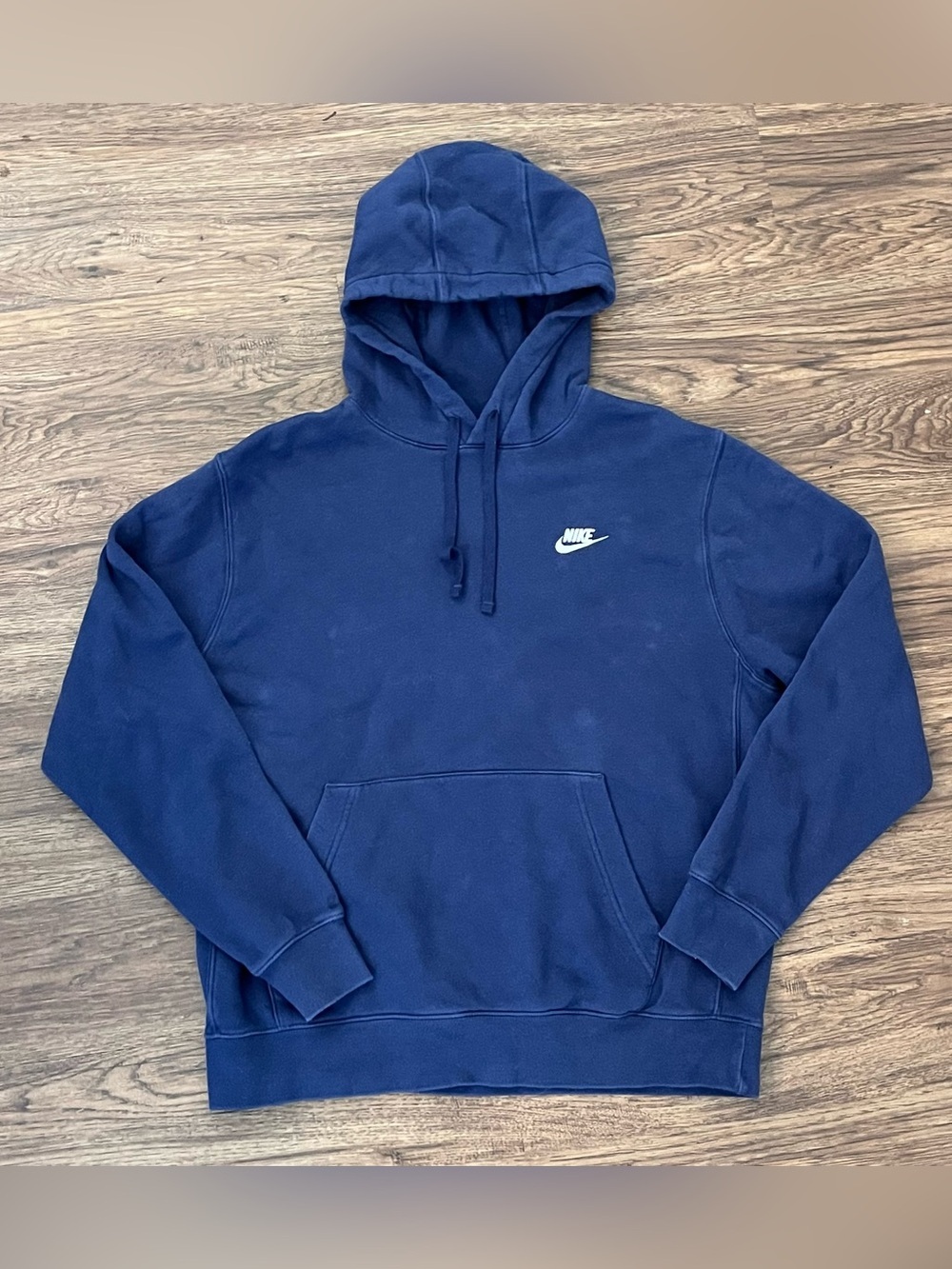 Nike Navy Blue Hoodie Mens size Large